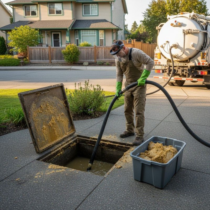 Grease Trap Installation detail
